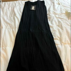 Long split skirt